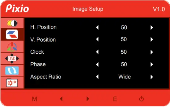 Pizio PX222 22 Inch 1080p 75Hz FHD VA Gaming Monitor- Image Setup