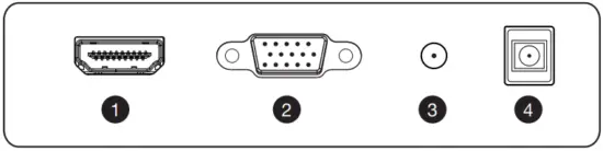 Pizio PX222 22 Inch 1080p 75Hz FHD VA Gaming Monitor- Monitor Inputs