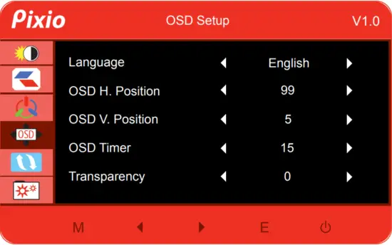 Pizio PX222 22 Inch 1080p 75Hz FHD VA Gaming Monitor- OSD Setup