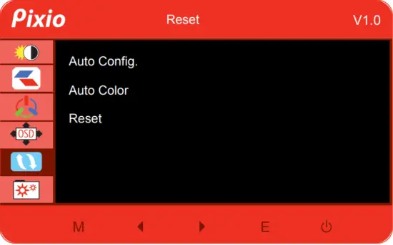 Pizio PX222 22 Inch 1080p 75Hz FHD VA Gaming Monitor- Reset