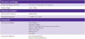 Fig 6 SPECIFICATIONS