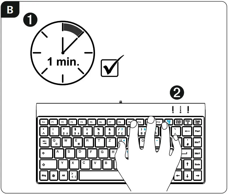 hama R1050449 SL720 Slimline Compact Keyboard - overview 2