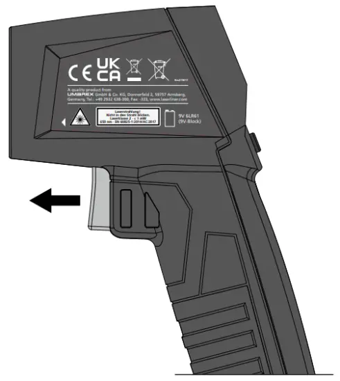Laserliner ThermoSpot Contactless Infrared Temperature Measuring Device - 7