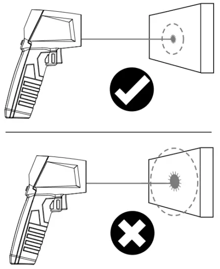 Laserliner ThermoSpot Contactless Infrared Temperature Measuring Device - 8