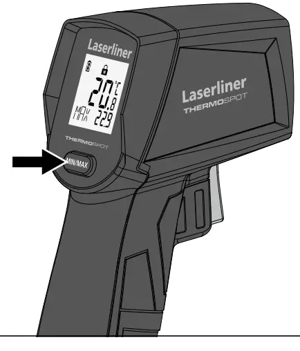 Laserliner ThermoSpot Contactless Infrared Temperature Measuring Device - 9