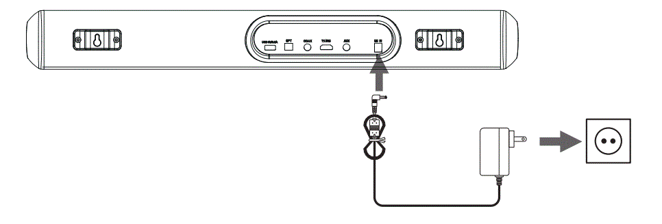 WOHOME S88 20-Inch 50W Audio Stereo Home Theater Soundbar Speaker fig 4