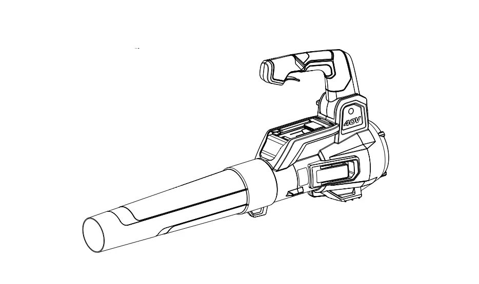 Ryobi Ry404012 40 Volt Axial Blower User Manual