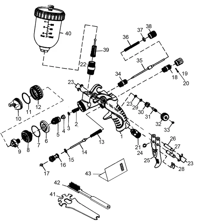 Clarke-AP14GFM-Professional-Gravity-Fed-Spra-yGun-fig-7