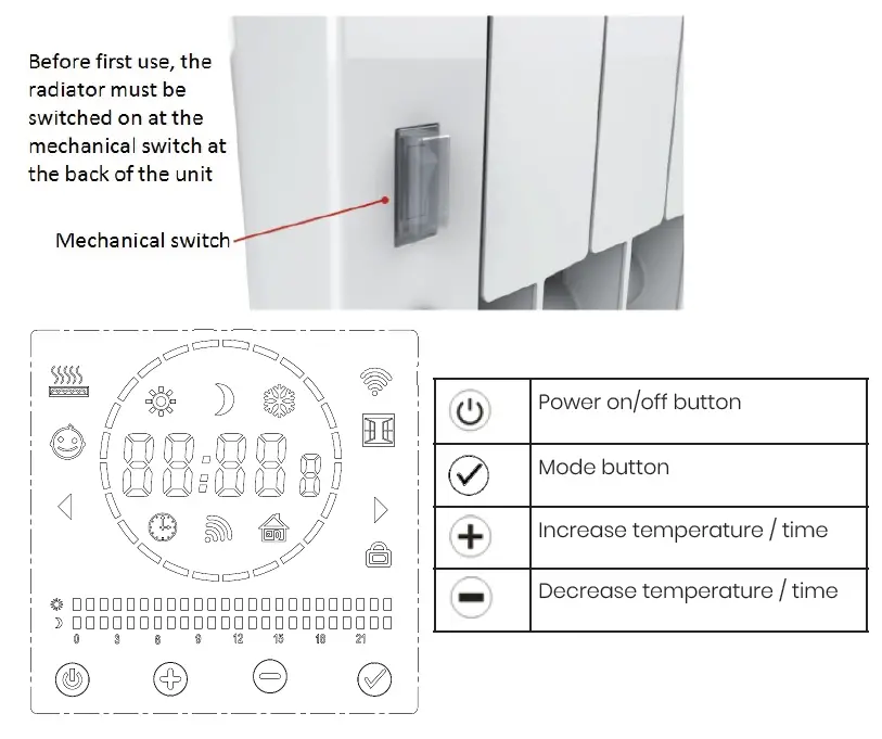 SolAire EXO Ceramic Electric Radiator FIG 5