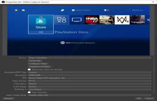 FIG 10 Video Resolution Set-up