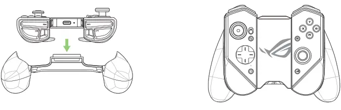 ASUS ZS661KSCL ROG Kunai 3 GamePad - control 5