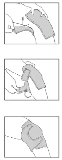 SHARPER IMAGE 206910 Cordless Shoulder Heat Therapy Wrap fig 5