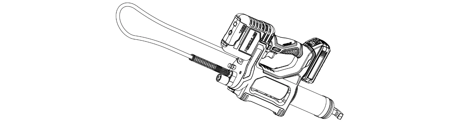 Hercules Hc108b 20v Variable Speed Grease Gun Owner's Manual