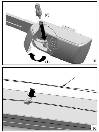 ECO GARAGE DOOR DCS2 Guardian Sectional Garage Door Opener fig-12