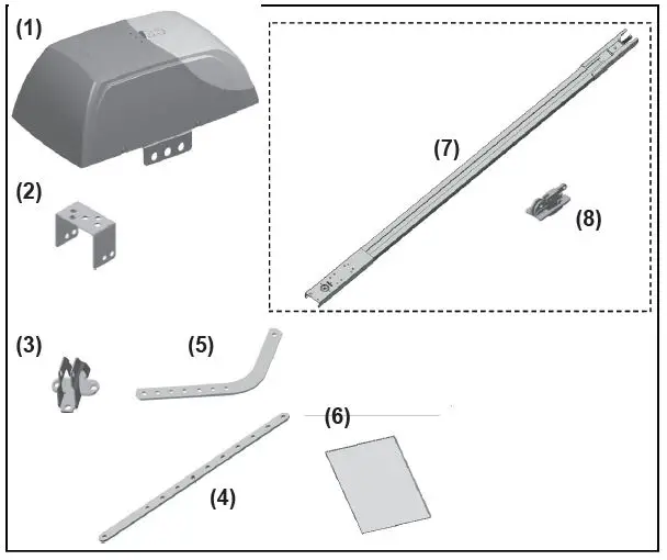 ECO GARAGE DOOR DCS2 Guardian Sectional Garage Door Opener fig-3