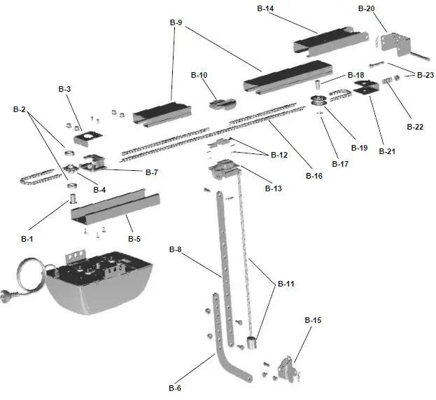 ECO GARAGE DOOR DCS2 Guardian Sectional Garage Door Opener fig-37