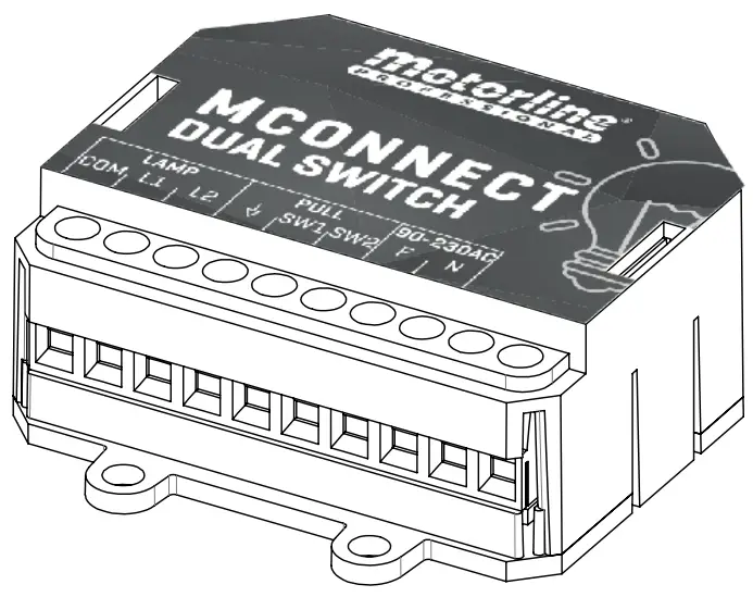 motorline PROFESSIONAL TO644347 Mconnect Dual Switch - fig 1