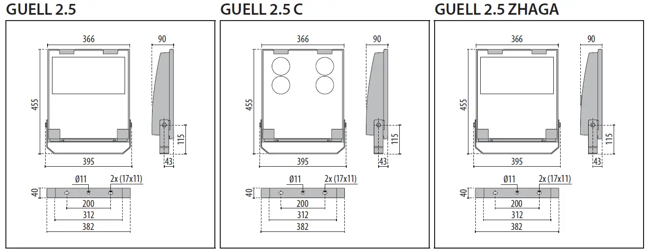 PERFORMANCE iN LIGHTING GUELL 2.5 LED Floodlight-4