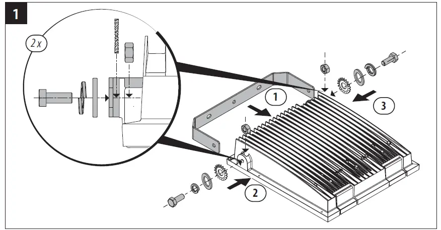 PERFORMANCE iN LIGHTING GUELL 2.5 LED Floodlight-5