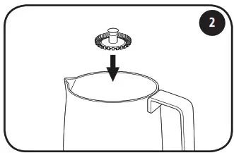 illy 22986 Milk Frother - PREPARATIONS WITH 2