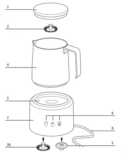 illy 22986 Milk Frother - Part