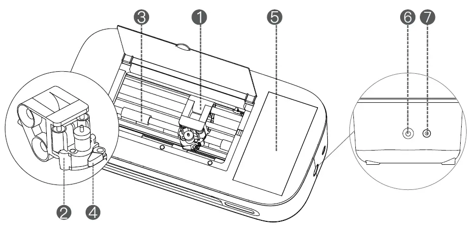 rock space ZC3-B Smart Protective Film Plotter 2