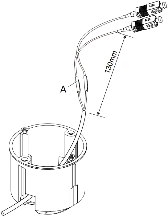 EFB ELEKTRONIK FTTH OUTLET FO Data Socket UP 2