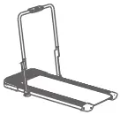 CITY THEATRICAL CS WP3 Foldable Walking Treadmill - FIG 1