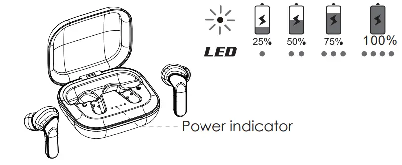 MUQI MQ-26 Wireless Bluetooth Earbuds - fig 1