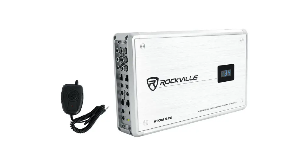 Rockville Atv420 4 Channel Ip65 Rated Bluetooth Micro Amplifier For Utvs And Motorcycles Owner's Manual