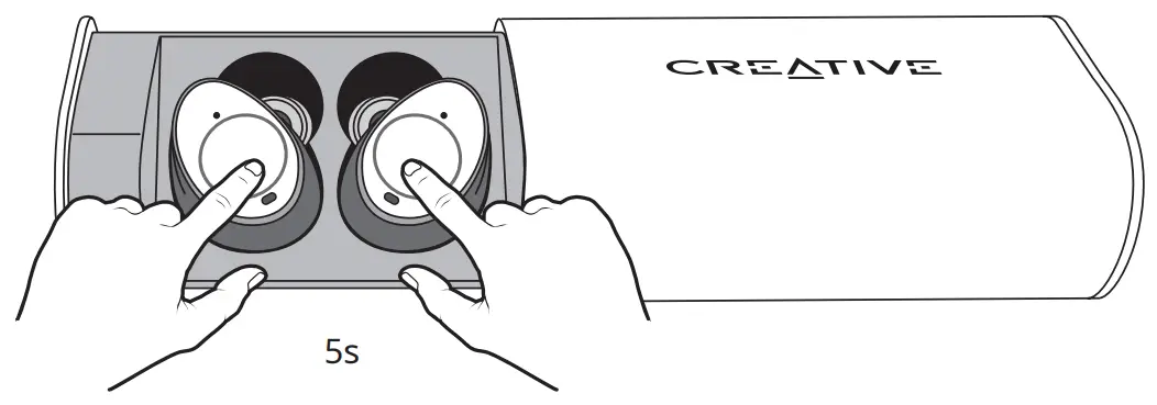 CREATIVE EF0930 Outlier Pro True Wireless Sweatproof In Ears with ANC - MASTER RESET1