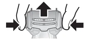 Panasonic ES-ST2N Household Rechargeable Shaver - Removing