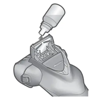 Panasonic ES-ST2N Household Rechargeable Shaver - Switch the shaver