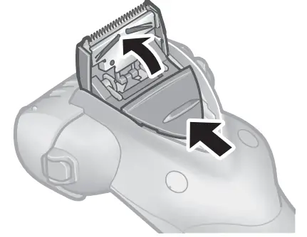 Panasonic ES-ST2N Household Rechargeable Shaver - Using the trimmer