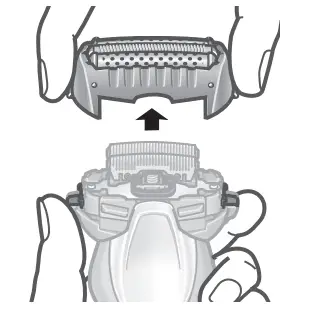 Panasonic ES-ST2N Household Rechargeable Shaver - outer foil
