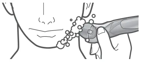 Panasonic ES-ST2N Household Rechargeable Shaver - pen grip