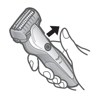 Panasonic ES-ST2N Household Rechargeable Shaver - shaver starts