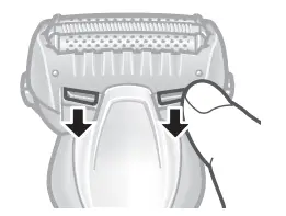 Panasonic ES-ST2N Household Rechargeable Shaver - shutter