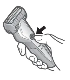 Panasonic ES-ST2N Household Rechargeable Shaver - switch lock