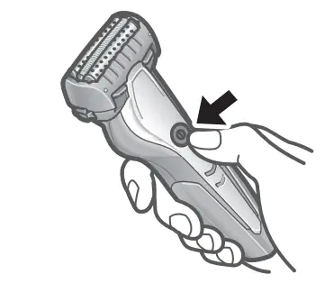 Panasonic ES-ST2N Household Rechargeable Shaver - switch