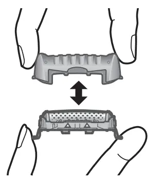 Panasonic ES-ST2N Household Rechargeable Shaver - system outer foil