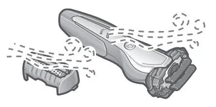 Panasonic ES-ST2N Household Rechargeable Shaver - trimmer completely