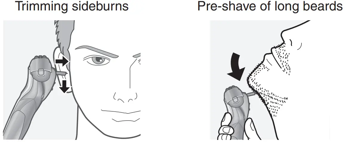 Panasonic ES-ST2N Household Rechargeable Shaver - trimmer