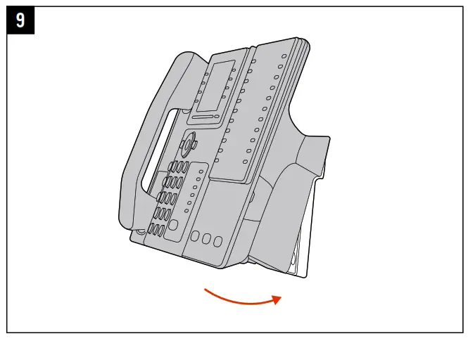 poly E400 E500 Expansion Module Wall Mount - fig6