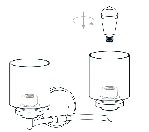 QUOIZEL JSP8616AN Jaspar Antique Nickel 2 Light Bath Sconce fig 8