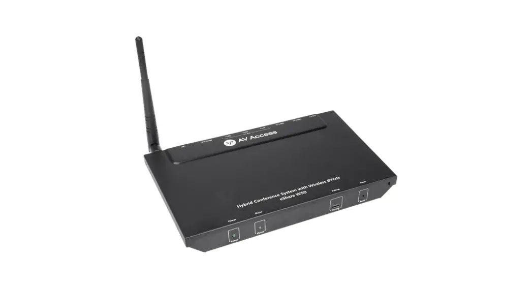 Av Access Eshare W50 Hybrid Conference System With Wireless Byod User Manual Av Access Eshare W50 Hybrid Conference System With Wireless Byod User Manual