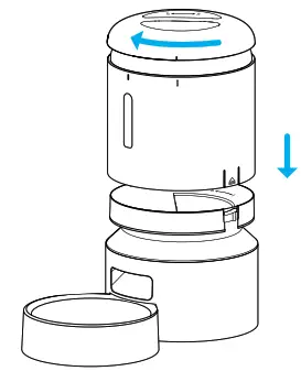 PETLIBRO PLAF103 Pet Feeder WiFi Control 5L - Ifig28