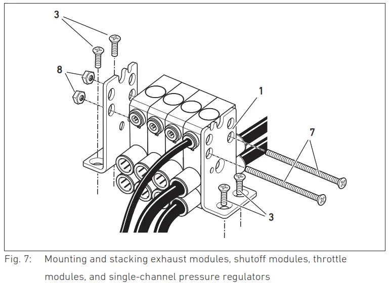 AVENTICS AV Function Modules to Valve Systems - Fig. 7