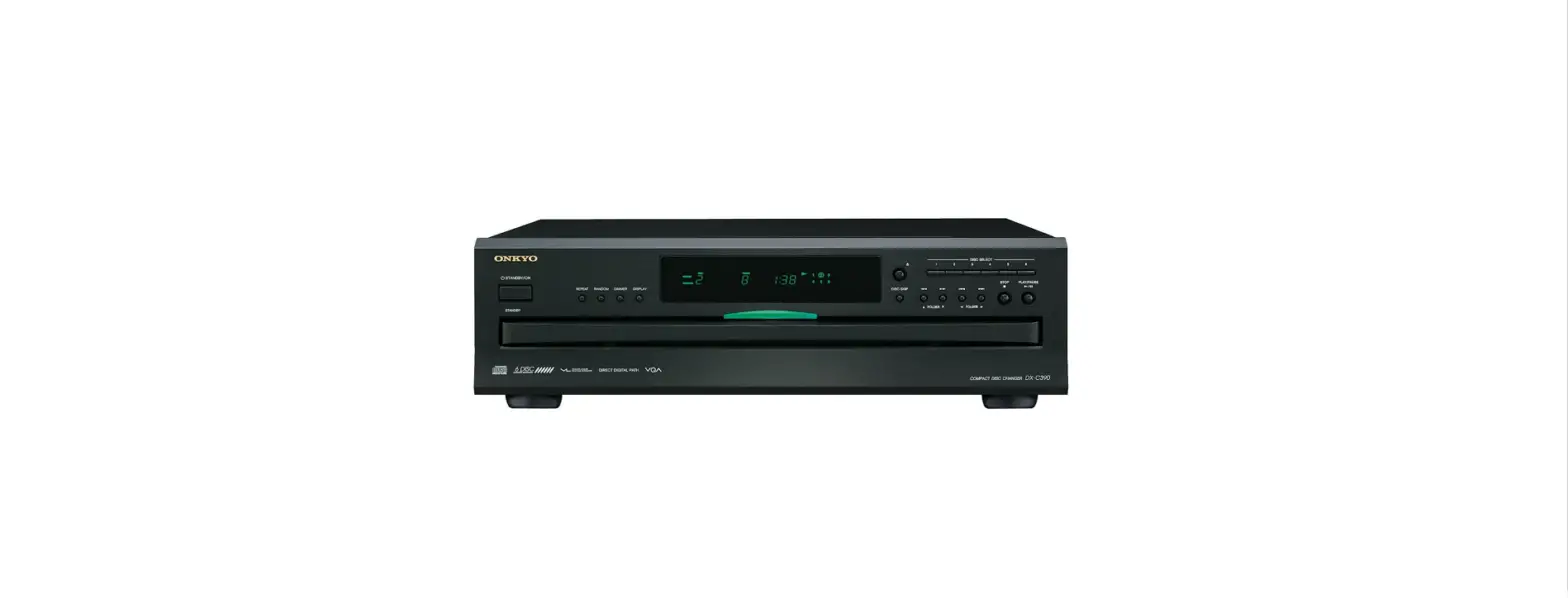 Onkyo ‎dx-c390-b 6-disc Cd Carousel Changer-instructions Manual