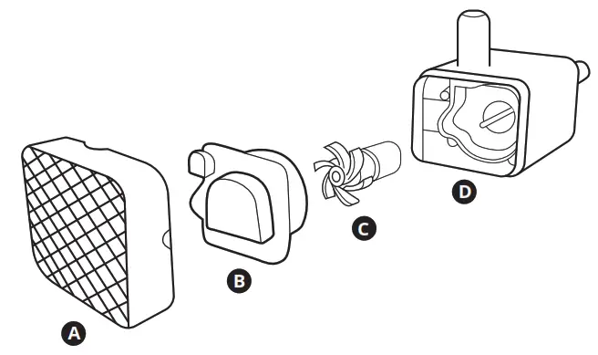 catit 43715 Pixi Drinking Fountain PARTS